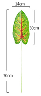 INCI Искусственный лист CANNA (30х17см)